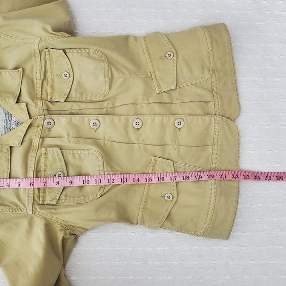 Lucky‎ Brand Utility Military Jacket with Pockets Size M - Picture 6 of 11
